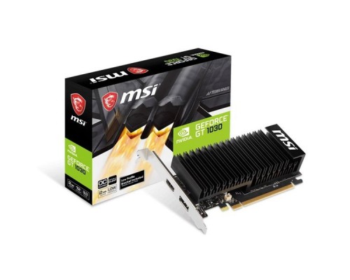 Видеокарта PCIE16 GT1030 2GB GDDR4 GT 1030 2GHD4 LP OC MSI