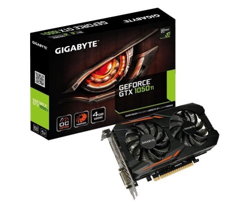 Видеокарта PCIE16 GTX1050TI 4GB GDDR5 GV-N105TOC-4GD V1.1 GIGABYTE