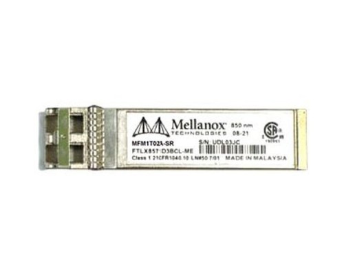 Оптический модуль Mellanox MFM1T02A-SR optical module, ETH 10GbE, 10Gb/s, SFP+, LC-LC, 850nm, SR up to 300m