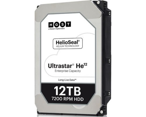 Накопитель HDD HGST SATA Server 12Tb Ultrastar HE12 7200 6Gb/s 256MB 1 year ocs