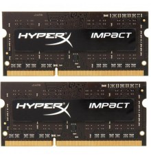 Комплект памяти DDR3 SODIMM 8Гб (2х4Гб) 1866MHz CL11, Kingston HyperX Impact                                                                                                                                                                              