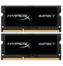 Комплект памяти DDR3 SODIMM 16Гб (2х8Гб) 2133MHz CL11, Kingston HyperX Impact                                                                                                                                                                             