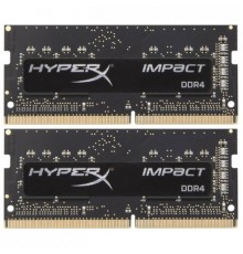 Комплект памяти DDR3 SODIMM 8Гб (2х4Гб) 2133MHz CL11, Kingston HyperX Impact                                                                                                                                                                              