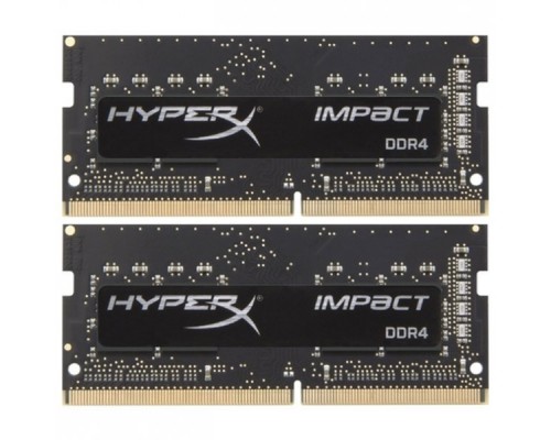 Комплект памяти DDR3 SODIMM 8Гб (2х4Гб) 2133MHz CL11, Kingston HyperX Impact