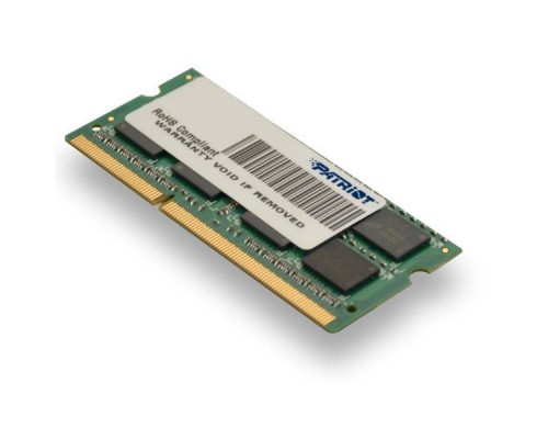 Модуль памяти SODIMM DDR3  4GB PC3-12800 Patriot PSD34G160081S/PSD34G16002S