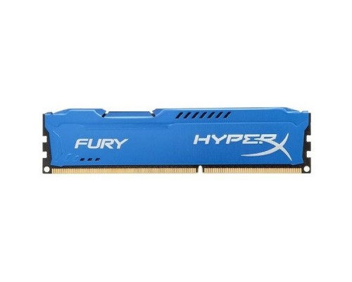 Модуль памяти DIMM DDR3  4GB PC3-12800 Kingston HyperX Fury Blue Series HX316C10F/4