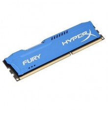 Модуль памяти DIMM DDR3  8GB PC3-12800 Kingston HyperX Fury Blue Series HX316C10F/8                                                                                                                                                                       