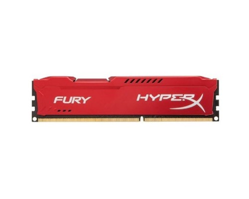 Модуль памяти DIMM DDR3  4GB PC3-12800 Kingston HyperX Fury Red Series HX316C10FR/4