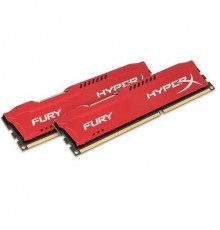 Модуль памяти DIMM DDR3  8GB KIT 2x4GB PC3-12800 Kingston HyperX Fury Red Series HX316C10FRK2/8                                                                                                                                                           