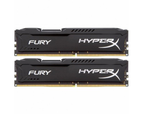 Модуль памяти DIMM DDR3  8GB KIT 2x4GB PC3-12800 Kingston HyperX Fury Black HX316LC10FBK2/8