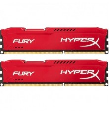 Модуль памяти DIMM DDR3  8GB KIT 2x4GB PC3-15000 Kingston HyperX Fury Red SeriesHX318C10FRK2/8                                                                                                                                                            