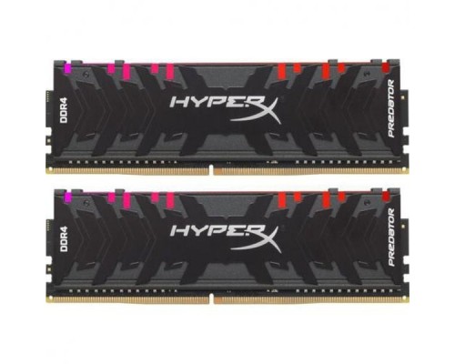 Комплект памяти DDR4 DIMM 16Гб (2х8Гб) 2933MHz CL15, XMP, Kingston HyperX Predator RGB