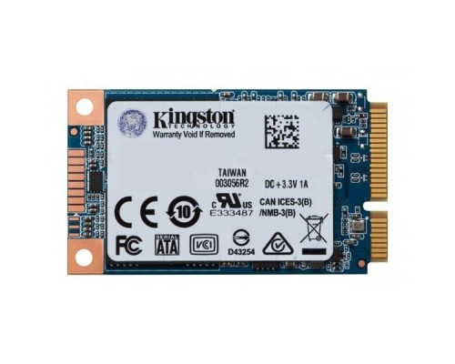 Жесткий диск SSD mSATA 120GB Kingston UV500 Client SSD SUV500MS/120G SATA 6Gb/s, 520/320, IOPS 79/18K, MTBF 1M, 3D TLC NAND, 60TBW, RTL (274028)