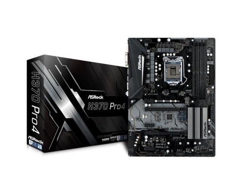 Материнская плата H370 S1151 ATX H370 PRO4 ASROCK