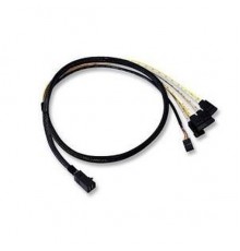 Кабель CBL-SFF8643-SATASB-10M (LSI00411 / L5-00221-00), INT SFF8643-to-4*SATA+SB (MiniSAS HD -to- 4*SATA+SideBand internal cable) 100cm                                                                                                                   