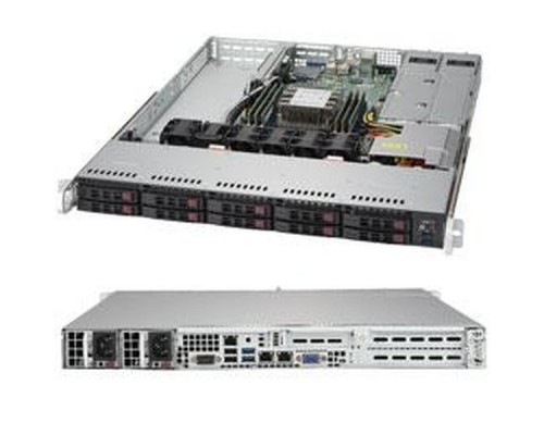 Платформа системного блока SYS-1019P-WTR 1U Rackmount CSE-116AC2-R504WB  X11SPW-TF    Socket P (LGA 3647)  SATA3 (6Gbps); RAID 0, 1, 5, 10