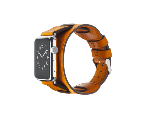 Ремешок Cozistyle широкий для Apple Watch 42”, светло-коричневый Cozi Wide Leather Band for Apple Watch_42mm- Light Brown