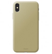 Чехол Air Case для Apple iPhone X/Xs, золотой, Deppa                                                                                                                                                                                                      