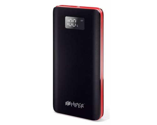 Мобильный аккумулятор Hiper BS10000 Li-Pol 10000mAh 2.1A+1A черный 2xUSB