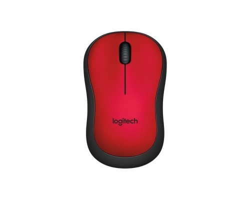 Мышь Logitech M220 Silent Red беспроводная 910-004880