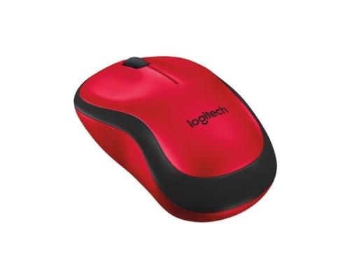 Мышь Logitech M220 Silent Red беспроводная 910-004880