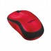 Мышь Logitech M220 Silent Red беспроводная 910-004880