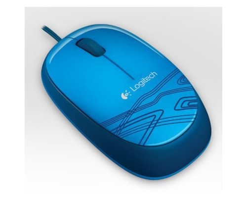 Мышь Logitech M105 синий оптическая (1000dpi) USB (2but)