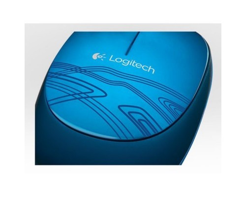 Мышь Logitech M105 синий оптическая (1000dpi) USB (2but)