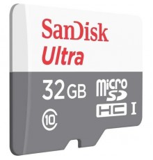 Карта памяти MicroSDHC 32Gb SanDisk Ultra SDSQUNS-032G-GN3MN class10 UHS-I U1 R80                                                                                                                                                                         