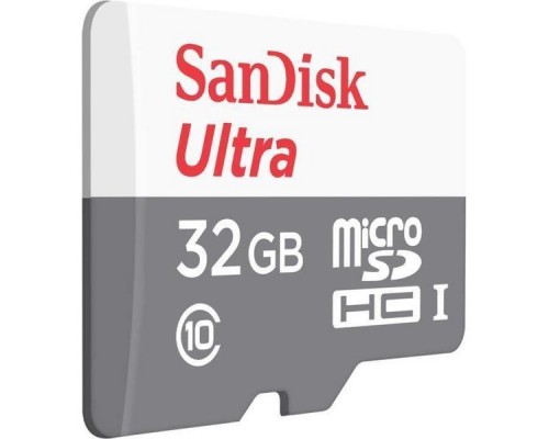 Карта памяти MicroSDHC 32Gb SanDisk Ultra SDSQUNS-032G-GN3MN class10 UHS-I U1 R80