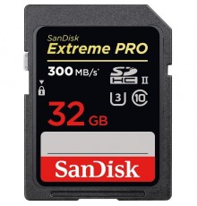 Карта памяти SD 32Gb SanDisk Extreme Pro UHS-II SDSDXPK-032G-GN4IN UHS-II U3                                                                                                                                                                              