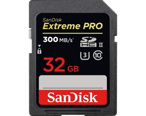 Карта памяти SD 32Gb SanDisk Extreme Pro UHS-II SDSDXPK-032G-GN4IN UHS-II U3