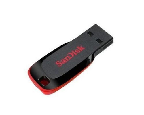 Флэш-диск USB 2.0 64Gb SanDisk Cruzer Blade SDCZ50-064G-B35 Black&Red