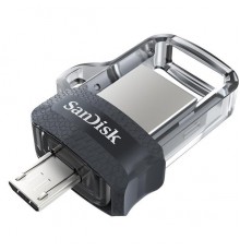 Флэш-диск USB 3.0 Type-A/Micro-B 64Gb SanDisk Ultra Dual SDDD3-064G-G46 OTG microUSB                                                                                                                                                                      