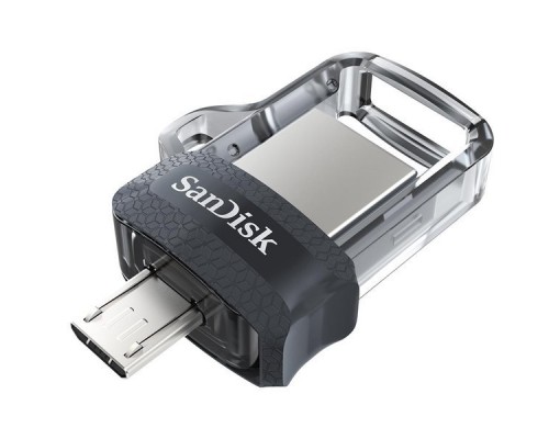 Флэш-диск USB 3.0 Type-A/Micro-B 64Gb SanDisk Ultra Dual SDDD3-064G-G46 OTG microUSB