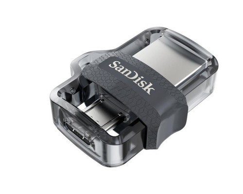 Флэш-диск USB 3.0 Type-A/Micro-B 64Gb SanDisk Ultra Dual SDDD3-064G-G46 OTG microUSB