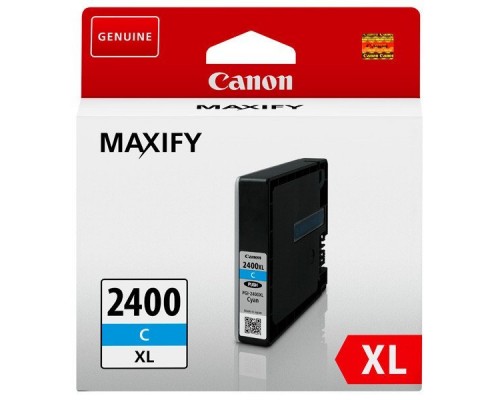 Картридж Canon PGI-2400XLC Cyan для MAXIFY iB4040, МВ5040 и МВ5340 (1500 стр.) 9274B001