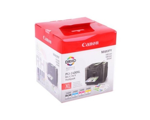 Набор картриджей CANON PGI-2400XL многоцветный, 4 картриджа