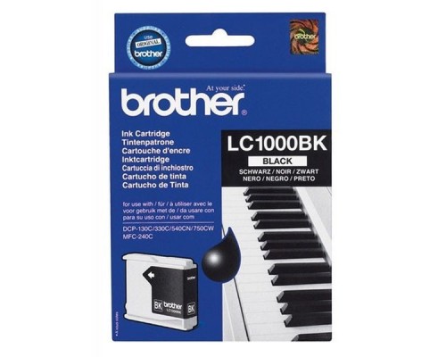 Картридж Brother LC1100BK Black для DCP-385C/MFC490C/6890CN Ре-рс 500 стр. (ориг.)