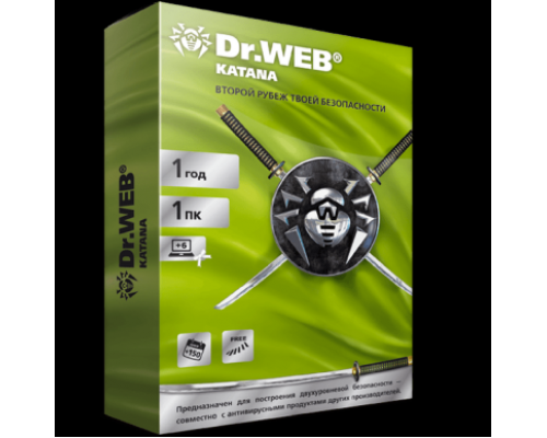 Право на использование (электронный ключ) Dr.Web Katana 36 мес. 5 ПК (ESD)