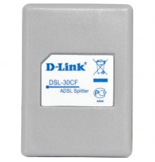 Сплиттер D-Link DSL-30CF/RS ADSL 1xRJ-11 IN - 2xRJ-11 OUT                                                                                                                                                                                                 