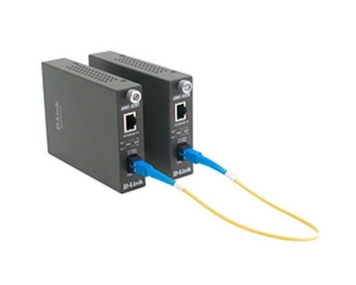 Медиаконвертер D-Link DMC-920T/B10A 1x10/100Base-TX 1x100Base-FX SC ТХ:1550nm RX:1310nm 20km