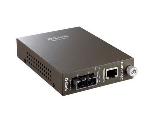 Медиаконвертер D-Link DMC-515SC/D DMC-515SC/D7A 1x10/100Base-TX 1x100Base-FX SC 15km