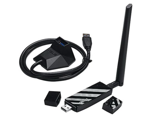 Карта сетевая ASUS USB-AC56 Dual-Band Wireless USB Adapter 802.11a/b/g/n/ac, 867Mbps, USB3.0