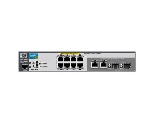 Коммутатор HPE ProCurve 2615-8-PoE J9565A управляемый 19U 8x10/100BASE-TX 2x10/100/1000BASE-T 2x10/100/1000BASE-T/Mini GBIC (SFP)