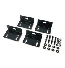 Аксессуары для шкафов и стоек APC AR8112BLK Bolt-down Bracket Kit, Black                                                                                                                                                                                  