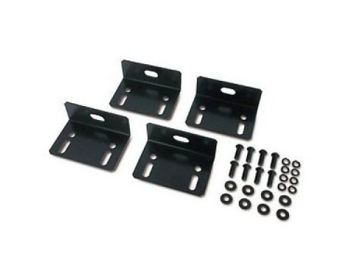 Аксессуары для шкафов и стоек APC AR8112BLK Bolt-down Bracket Kit, Black