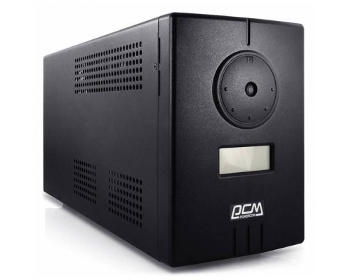 ИБП PowerCom INF-800 (800VA/480W, LCD, USB, 2*Schuko)