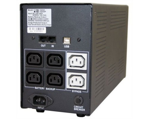 ИБП PowerCom IMP-3000AP (3000VA/1800W, USB, AVR, RJ11, RJ45, 6*IEC)