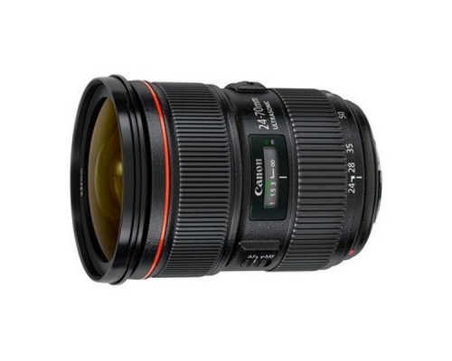 Объектив Canon EF IS USM (6313B005) 24-70мм f/4L черный